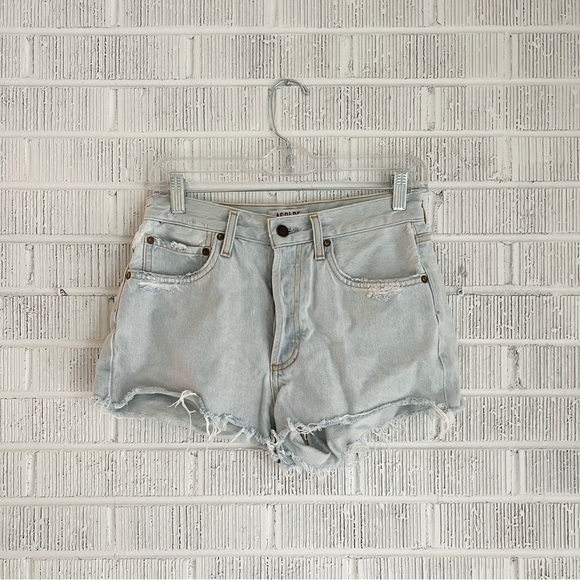 AGOLDE | Light Wash High Rise Shorts - Picture 1 of 5